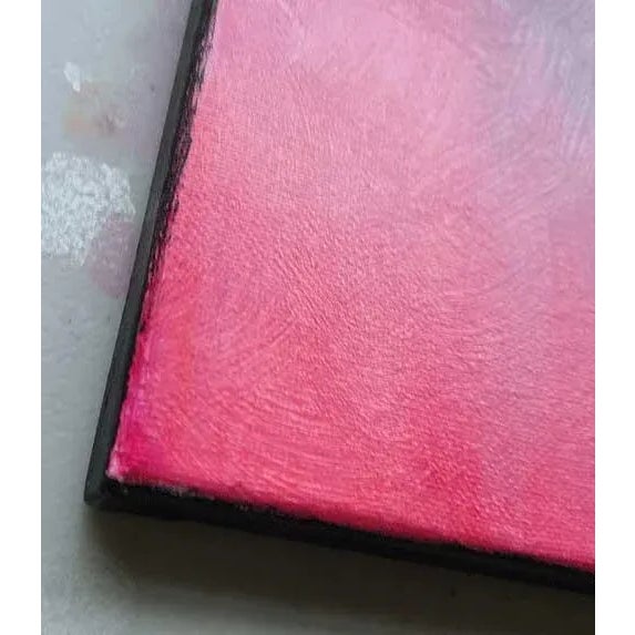 Abstract "Licorice Heart" Original Abstract Canvas Painting by KR Moehr For Sale - Image 3 of 8