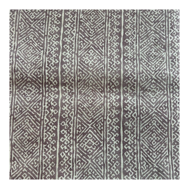 Namay Samay Resist Dyed Bodo Linen Fabric- 2 Yards For Sale