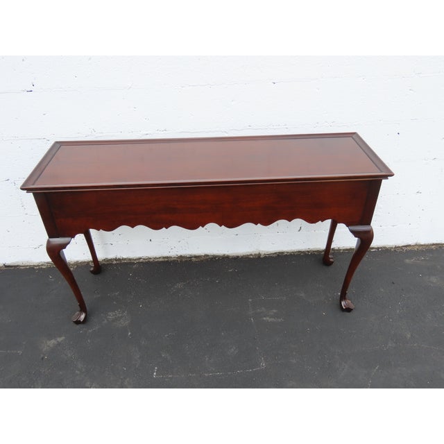 Statton Trutype Americana Long Narrow Library Console Entry Table 6391 For Sale In Miami - Image 6 of 18