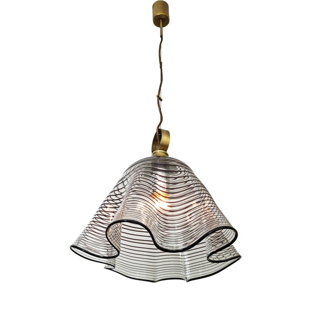 Murano Blown Glass Pendant Lamp from Design Italia, 1970 For Sale
