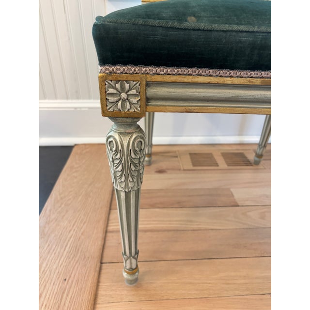 French Set of Dining Room Chairs For Sale - Image 3 of 8