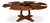 80 to 102 Oversized Walnut Planked Jupe Table With Self-Storing Leaves Seats 8-12 People For Sale - Image 14 of 18