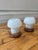1960s 1960s Ivan Jakes Glass & Ceramic Table Lamps - a Pair For Sale - Image 5 of 6