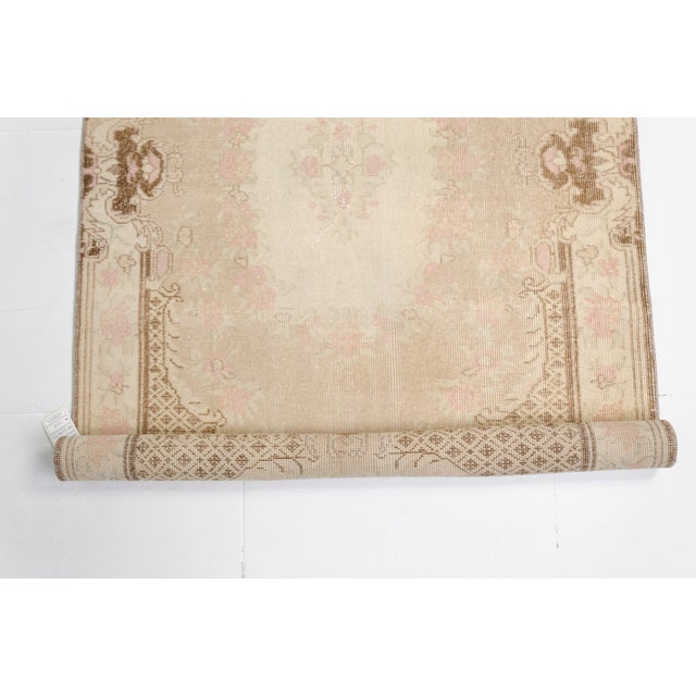 1960s 1960s Hand-Knotted Turkish Accent Rug For Sale - Image 5 of 10