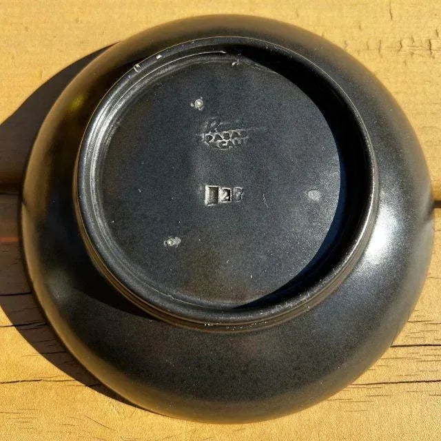 Mid-Century, Roselane Pink and Aqua Marine Line Dish For Sale - Image 6 of 9