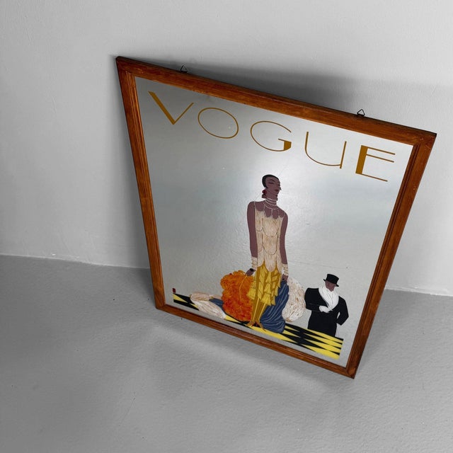 1970s Vintage Vogue Mirror by Benito, Italy, 1970s For Sale - Image 5 of 11