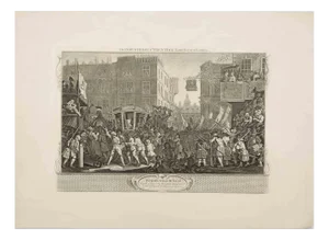 William Hogarth, The Industrious Prentice, Original Etching, 1747