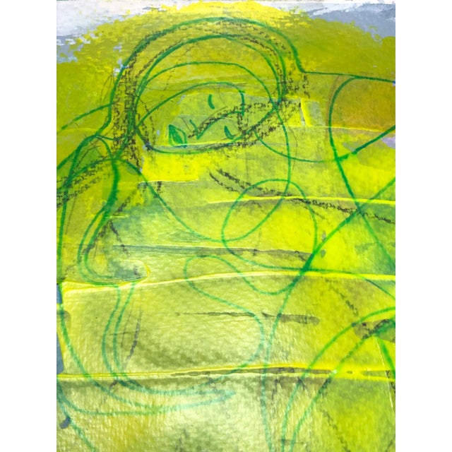 “La Discoteca” by Cassandra Auker, Contemporary Mixed Media Artwork on Watercolor Paper For Sale - Image 4 of 4