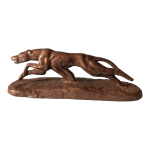 1939 Cast Iron Greyhound Figurine.by Malleable Co