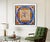 This is an authentic Hermès silk scarf professionally framed. Designed by Michel Duchene in 1987, it celebrates the art of...