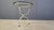 Metal Mid-Century Italian Swan Side Table with Glass, 1970s For Sale - Image 7 of 10