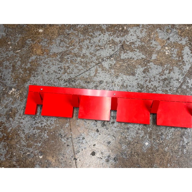 Blu Dot 2d:3d Coat Rack, Fire Engine Red For Sale - Image 12 of 12