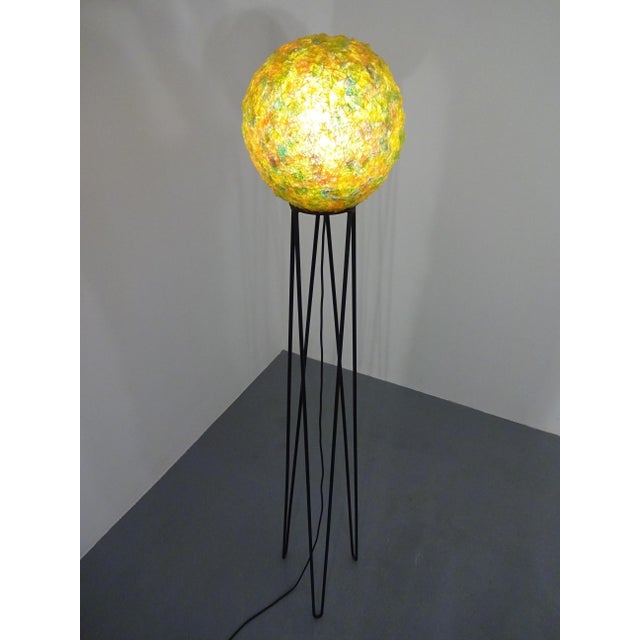 Large Italian Fiberglass Floor Lamp, 1960s For Sale - Image 4 of 18