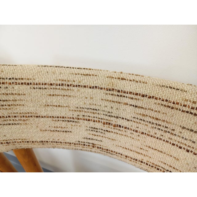 Vintage Baumann Chairs in Wood and Fabric, 1960s, Set of 2 For Sale - Image 13 of 18