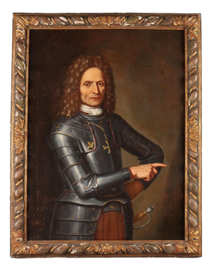 Portrait of a Man in Armor, Oil on Canvas