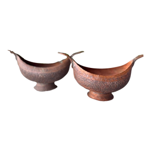 Pair of Late 19th Century Kashmir Beggar's Cups