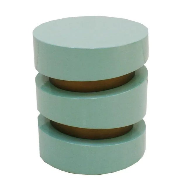 Contemporary Spanish cylindrical shape sculpture model ''TOTEM'' designed by Spanish artist Josecho López Llorens. Made of...