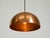 Mid-Century Modern Italian Copper Dome Pendant Light, 1950s For Sale - Image 4 of 14