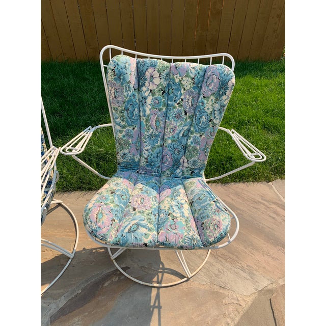 1960s Vintage Homecrest Outdoor Metal Wire Chairs Set of 3 Chairish