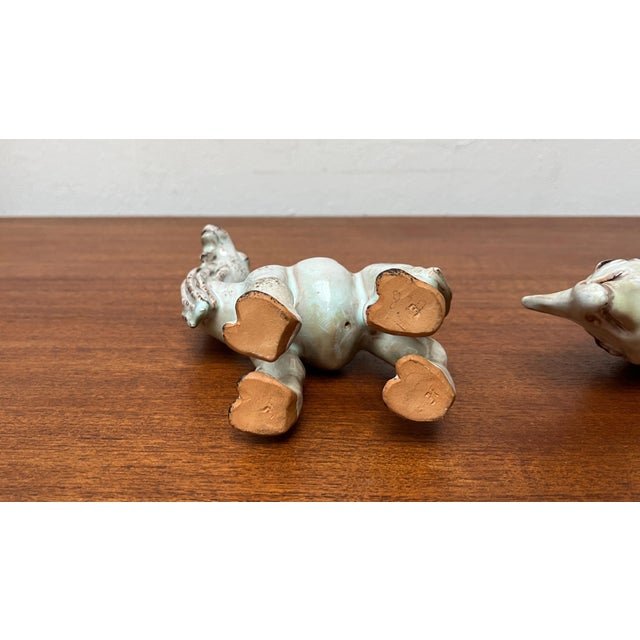 German Studio Pottery Camel and Rhino Figures from Hamelner Töpferei, 1970s, Set of 2 For Sale - Image 16 of 18