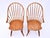 Amber Bespoke Set of Six Windsor Continuous Arm Chairs, Solid Cherry, 1990s For Sale - Image 8 of 13