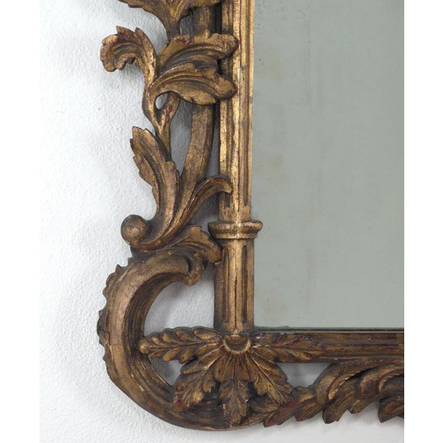 A vintage French giltwood mirror, circa 1920.