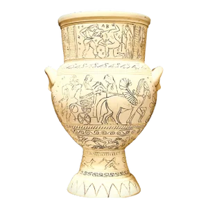 Mid-Century Greek-Style Resin Vase
