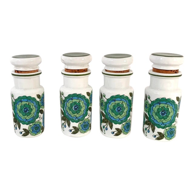 Vintage Spice Jars Set of 4 Chairish