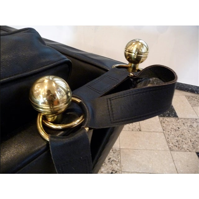 Classical Leather Knole-Type Two-Seater Sofa, Germany, 1960s For Sale - Image 4 of 18