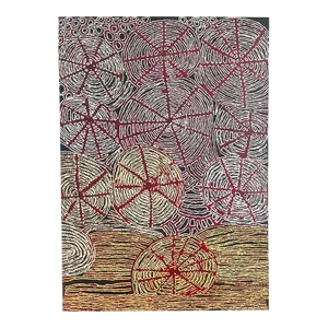 Early 21st Century Contemporary Australian Aboriginal Painting by Walangkura Napanangka