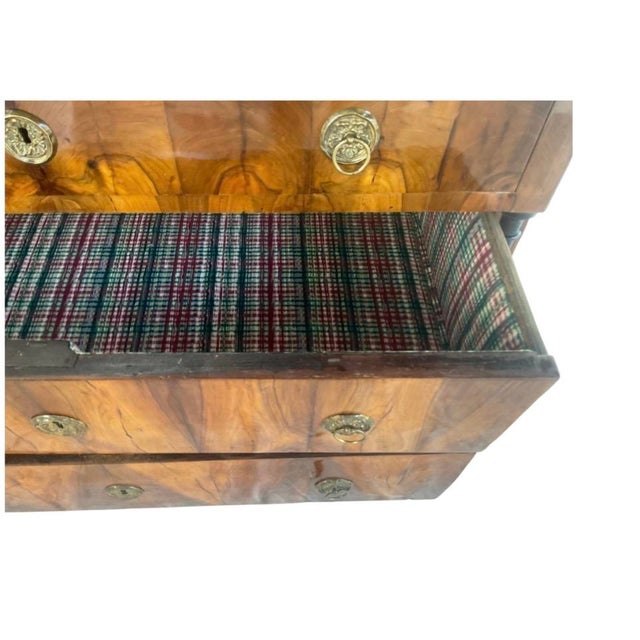 Biedermeier Walnut Chest of Drawers, German Circa 1830 For Sale - Image 11 of 13