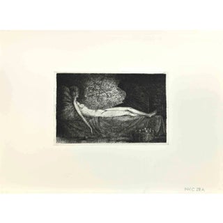 Leo Guida, The Vision, Etching, 1970s For Sale