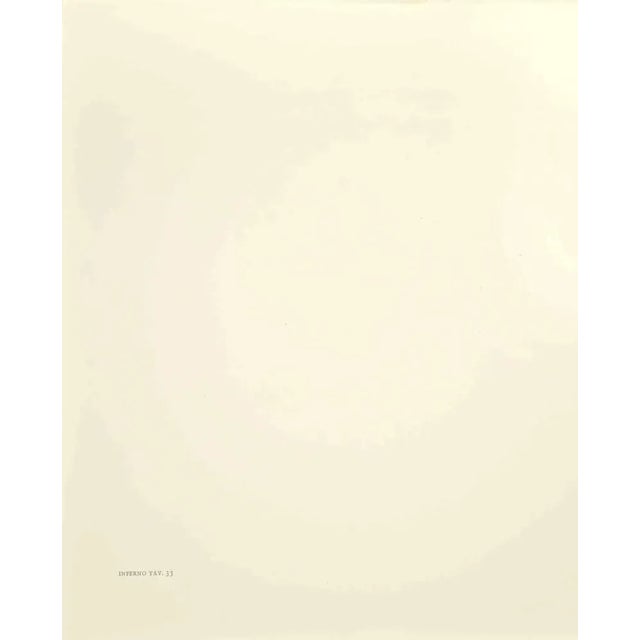 The Traitors - Hell, Plate- 33 - Divine Comedy is a woodcut print realized in 1963 for a series illustrating the Medieval...