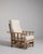 French Oak Reclining Armchair with Pull-Out Footrest, Antique, France, Circa 1940 For Sale - Image 18 of 18