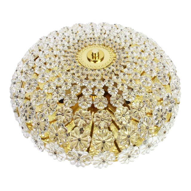 Austrian Flower Wall Sconce by Emil Stejnar, 1960s For Sale