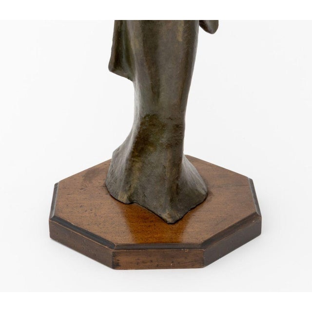 Contemporary Tanya Poust Standing Geisha Patinated Bronze, 1964 For Sale - Image 3 of 8