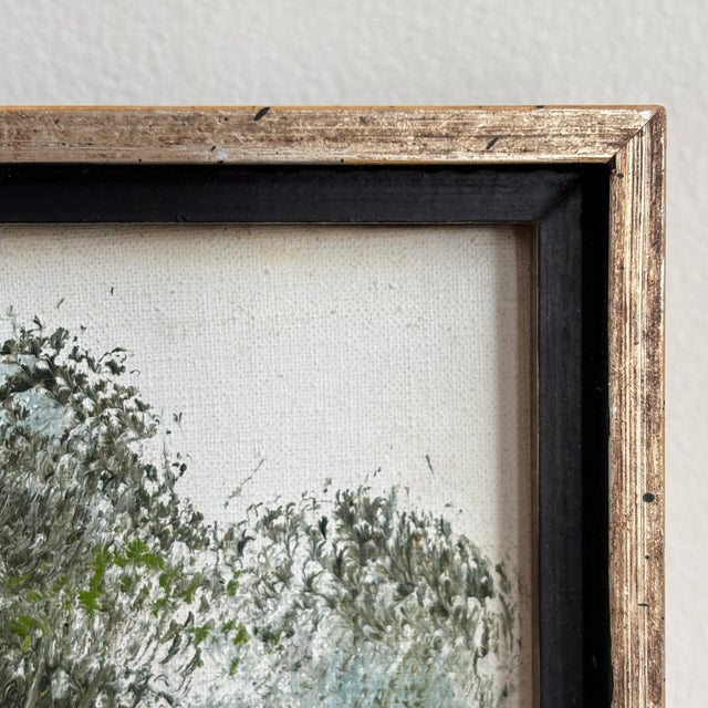 Mid-20th Century Asian Impressionist Junk Boat Oil-on-Canvas -- Framed For Sale - Image 13 of 18