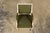 French Early 20th Century French Louis XVI Style Painted Armchair in Olive Green For Sale - Image 3 of 18