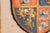 Baby Blue Preppy Antique English School Framed Crest Patch Armorial Coat of Arms Home Wall Decor For Sale - Image 8 of 11