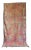 Mid-Century Pink Moroccan Rug 6x13 Ft For Sale