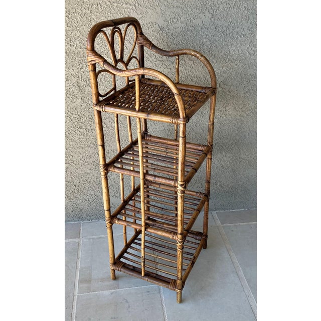 Excellent Pre-Owned Condition. Fabulous looking and structurally sound, this purposeful decorative four-shelf...