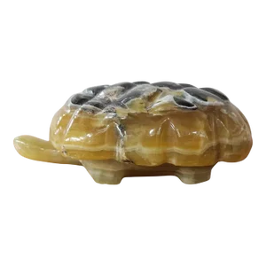 Mid 20th Century Onyx Turtle Trinket Box