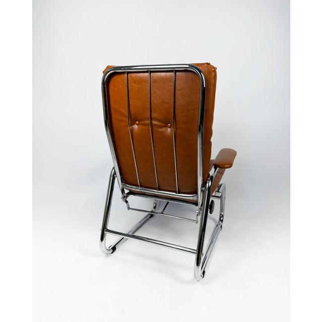 1970s Vintage Reclining Lounge Chair, 1970s For Sale - Image 5 of 8