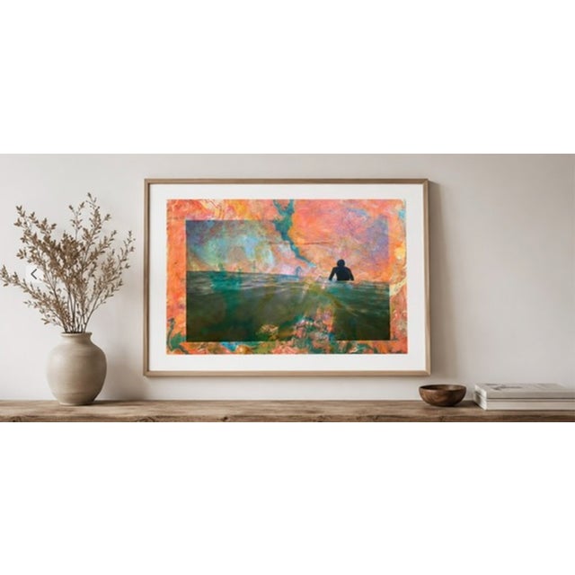 “Zen Den” — Original Marbled Photo Test Print | 28" x 40" by Kat O'Connell Art Original artist test print from my Ocean...