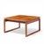 Brown Jens Risom Mid Century Walnut Sled Leg Coffee Table For Sale - Image 8 of 9
