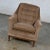 Wood Vintage Mid Century Modern Mocha Colored Velvet Club Lounge Chair Style of Dunbar For Sale - Image 7 of 12