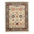 8x10 Handcrafted Xena Ivory Geometric Modern Hand Knotted Wool Carpet Rug For Sale
