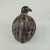 Folk Art Antique Japanese Carved Wood Quail Statue Lacquered Black Gold Accent Bird Decor For Sale - Image 3 of 10