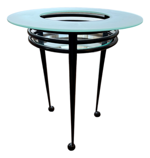 French Rolling Side Table by Pascal Mourgue for Artelano, 1980s