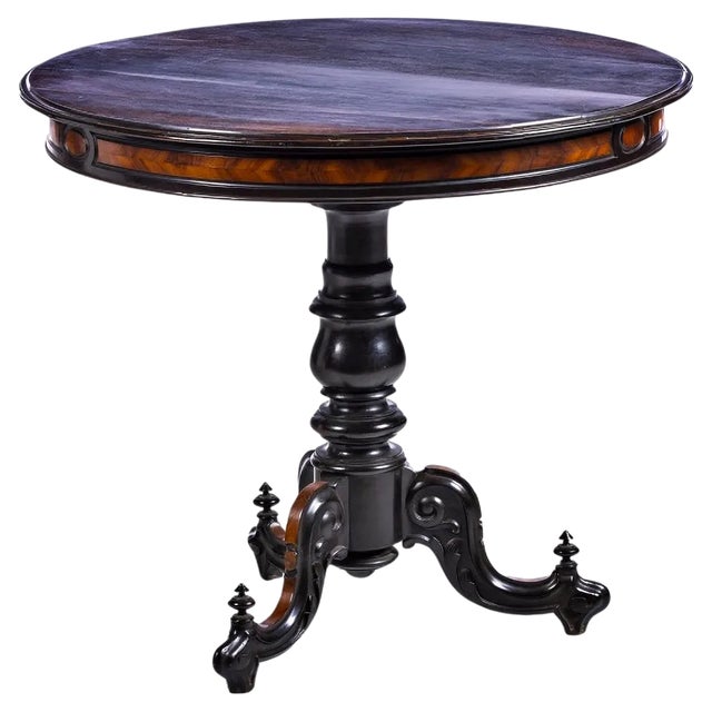 19th Century English Romantic Center Table For Sale